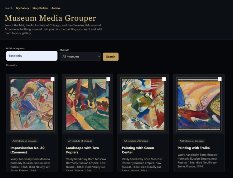 An AI Agent and webMCP Walked Into a Museum... – screenshot 1