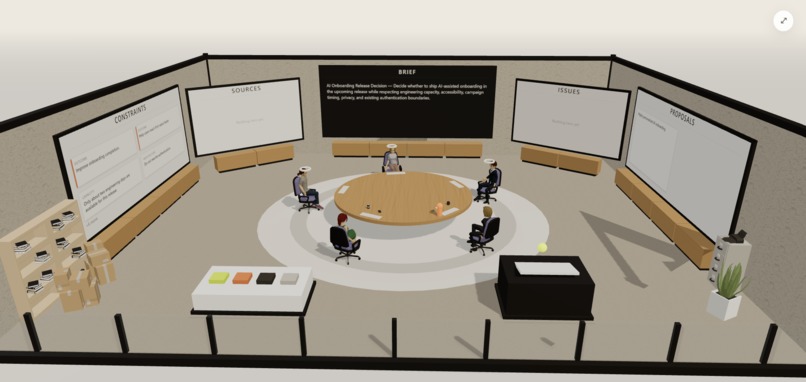 Quorum: Agent-Native Decision Rooms – screenshot 3