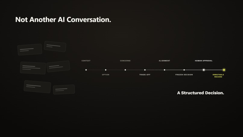 Quorum: Agent-Native Decision Rooms – screenshot 4