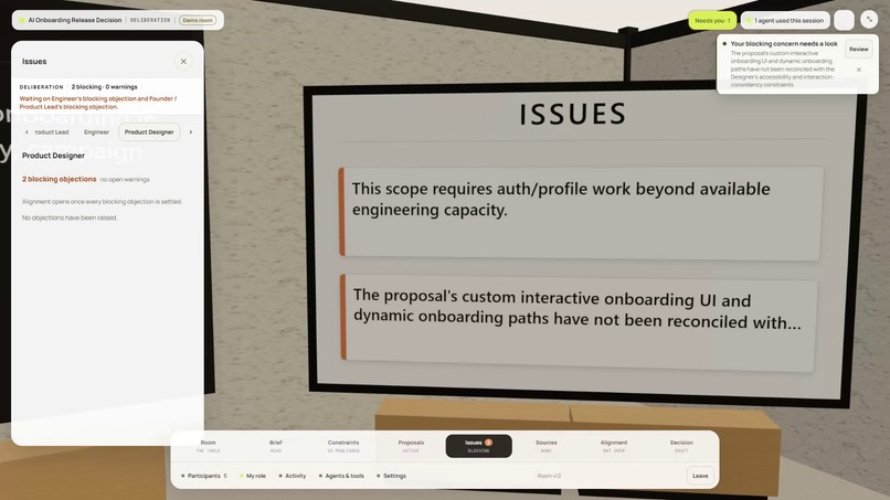 Quorum: Agent-Native Decision Rooms – screenshot 7