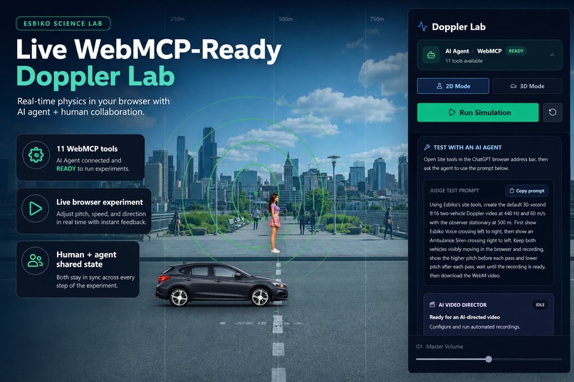Esbiko WebMCP Science Lab – screenshot 8