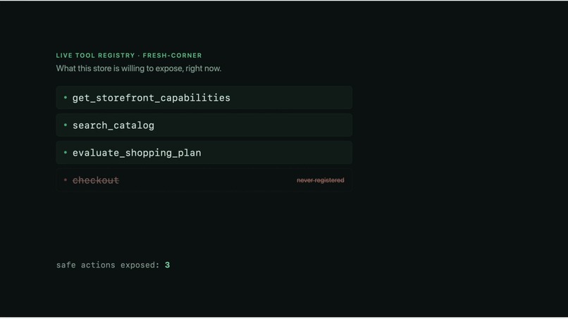 RetailAgentOS WebMCP Agent Storefront – screenshot 4