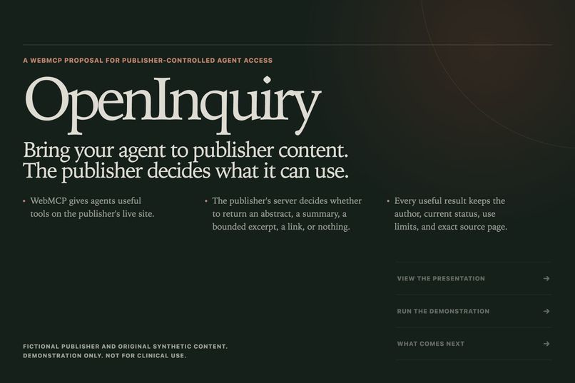 OpenInquiry – screenshot 1