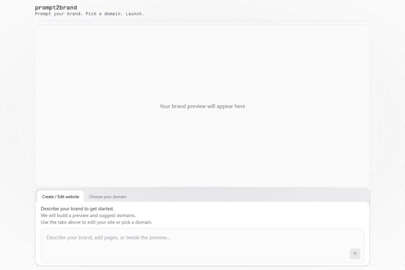 prompt2brand – screenshot 1