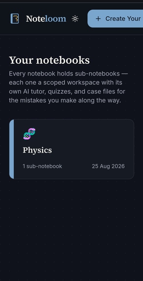Noteloom – screenshot 1