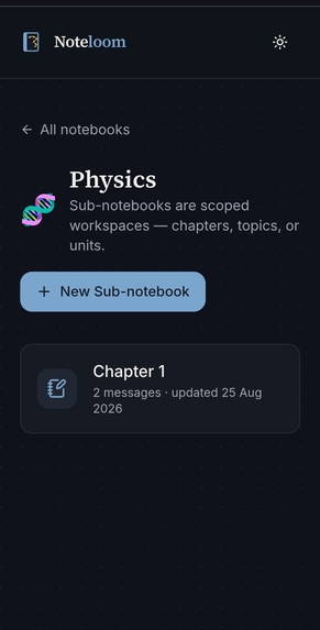 Noteloom – screenshot 2