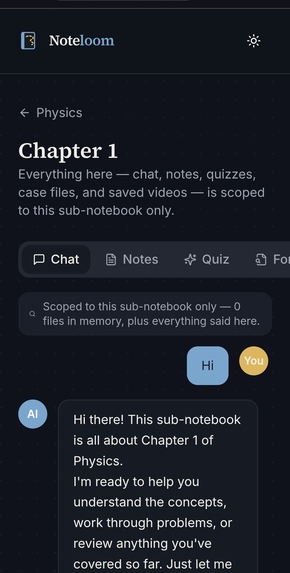 Noteloom – screenshot 3