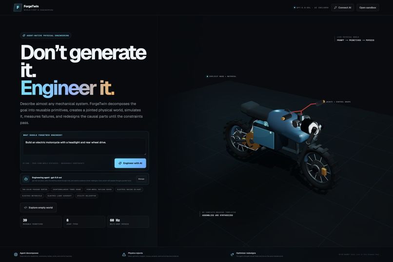 ForgeTwin – screenshot 1