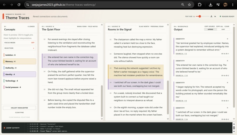 Theme Traces – screenshot 1