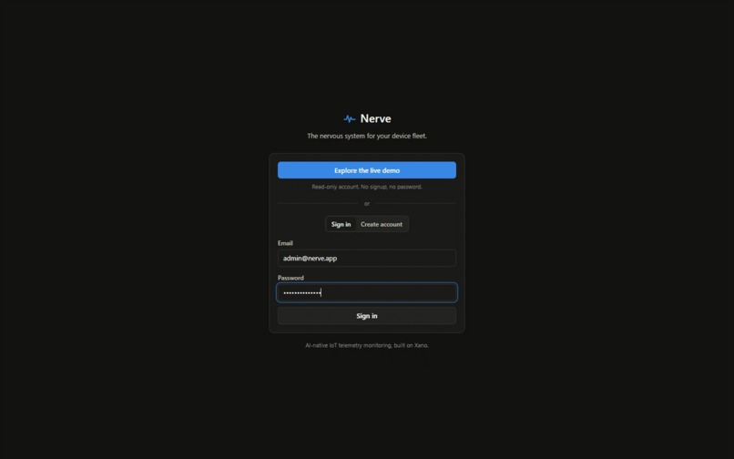 Nerve [The nervous system for your device fleet] – screenshot 7