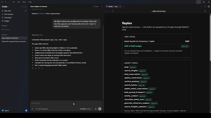 Replan - Agentic Travel Recovery – screenshot 2