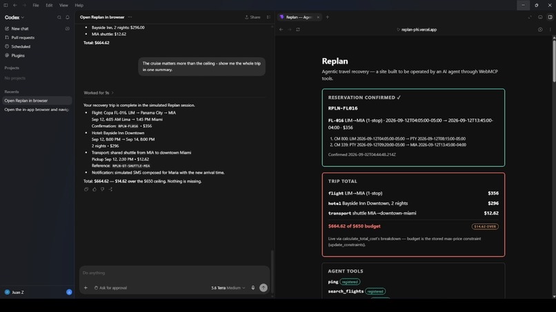 Replan - Agentic Travel Recovery – screenshot 4