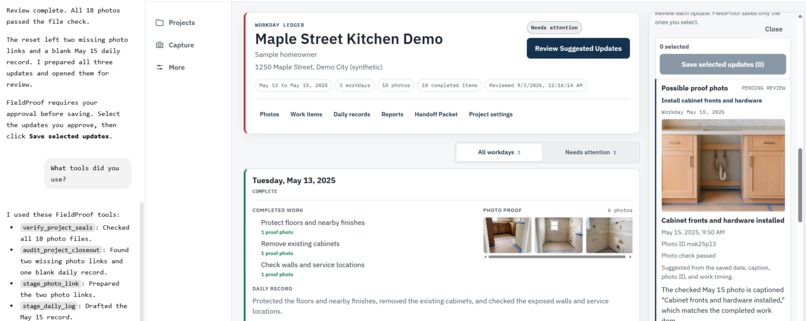 FieldProof App for Contractors – screenshot 2