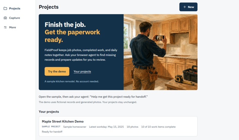 FieldProof App for Contractors – screenshot 3