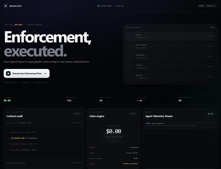 Advocate – screenshot 1