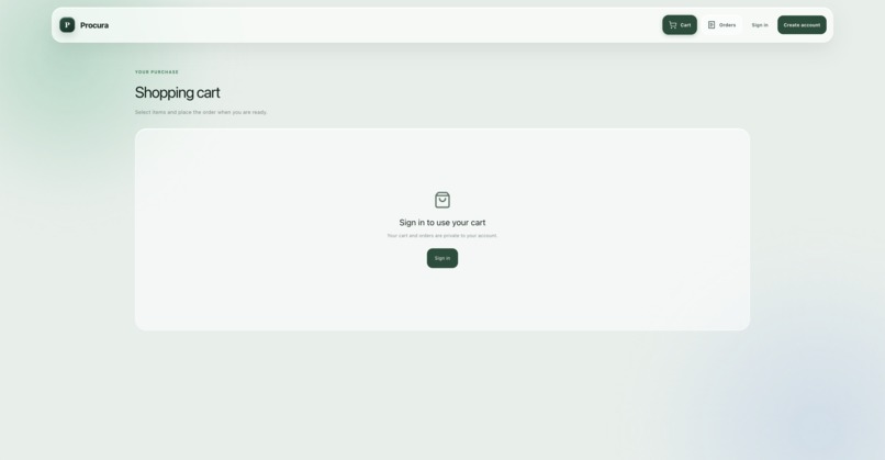 Procura – screenshot 2