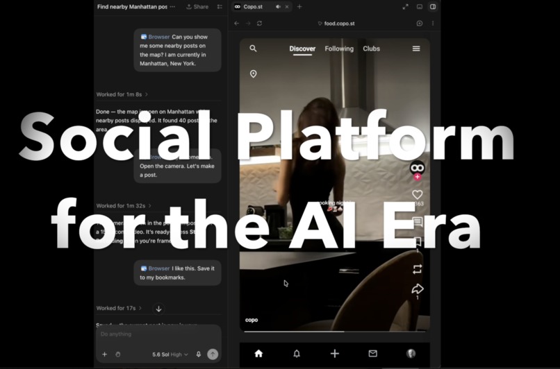 Open Social Layer for the AI Assistants — Copo.st – screenshot 1
