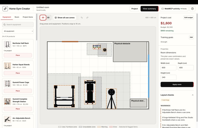 Home Gym Creator – screenshot 5