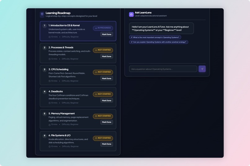 LearnLens AI – screenshot 2