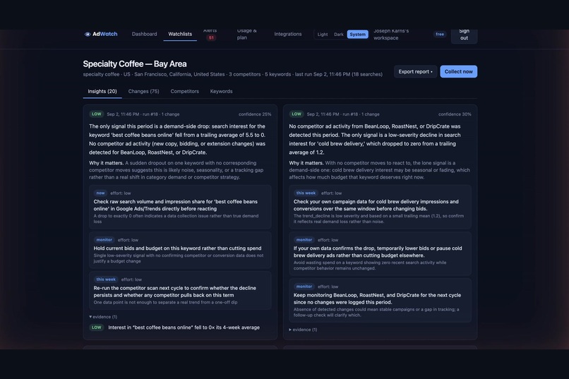 AdWatch – screenshot 3