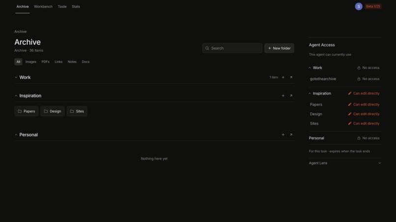 gotothearchive – screenshot 1