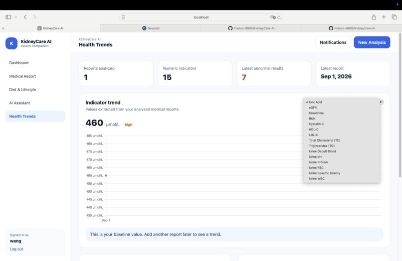 kidneyCare-AI – screenshot 4