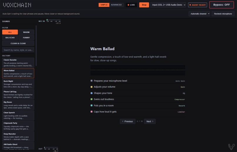 VoxChain – screenshot 1
