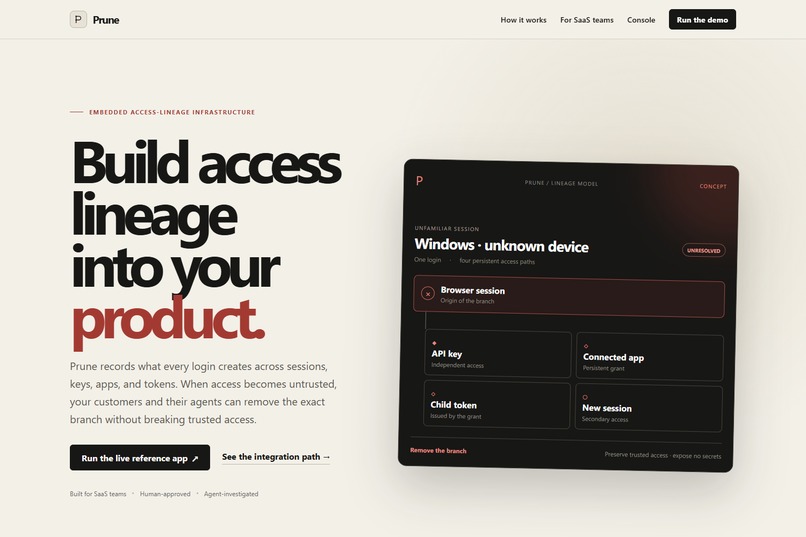 Prune – screenshot 1