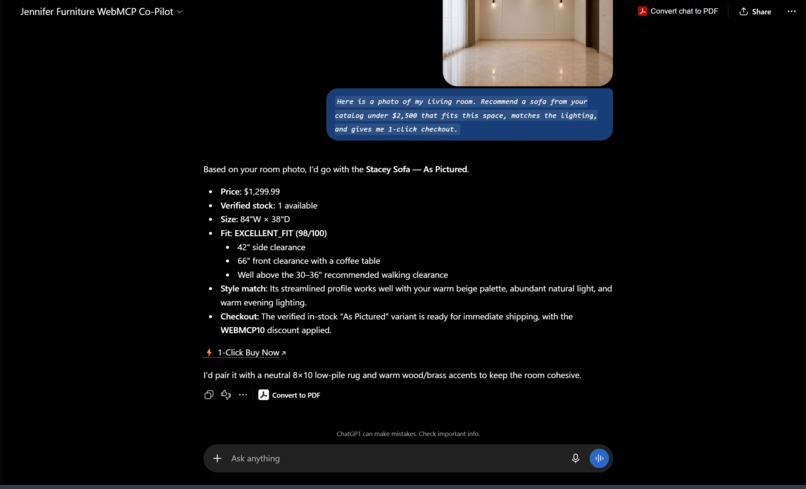 Jennifer WebMCP: Multimodal Agentic Interior Designer – screenshot 3