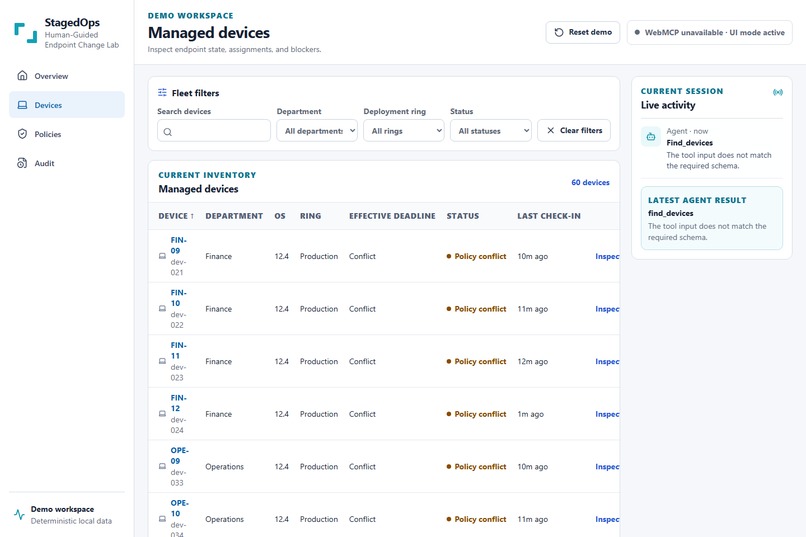 StagedOps – screenshot 4