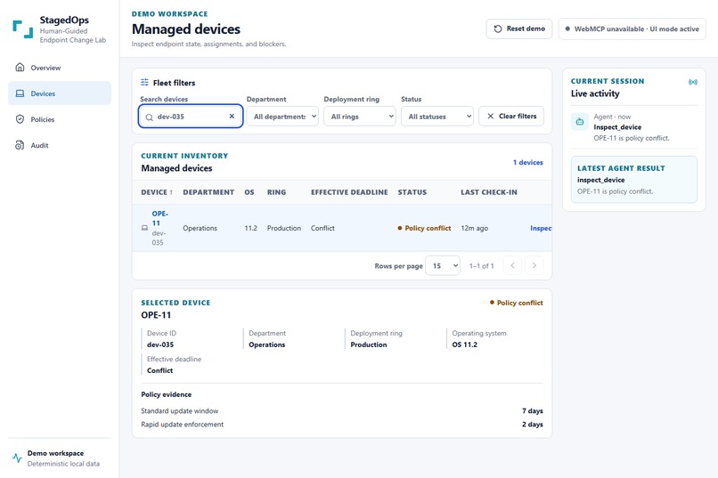 StagedOps – screenshot 6