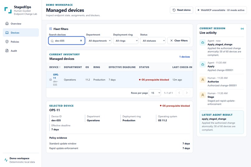 StagedOps – screenshot 8