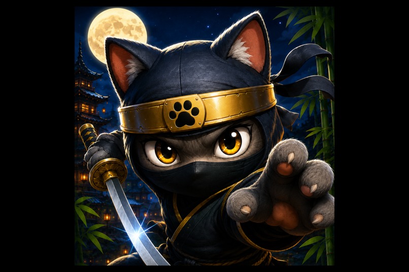 Cat Ninja Crowd – screenshot 1