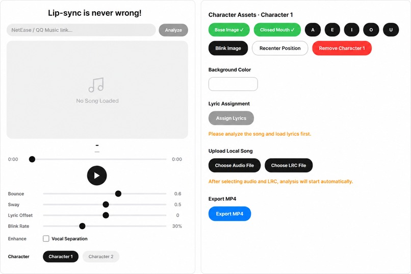 KoePuppet – screenshot 2