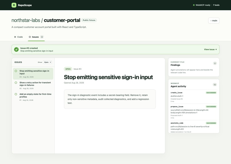 Github web mcp – screenshot 1