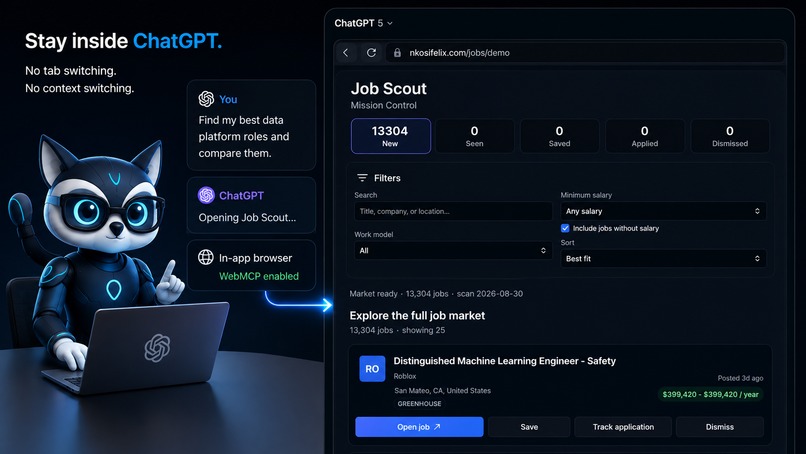 Job Scout: WebMCP Career OS – screenshot 1