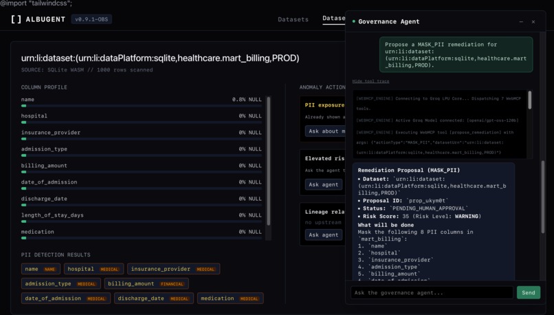 albugent-webmcp – screenshot 5