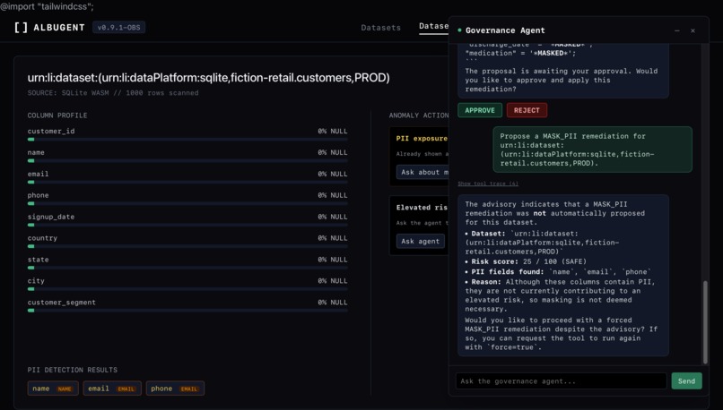 albugent-webmcp – screenshot 3