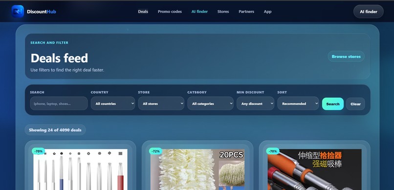 DiscountHub WebMCP – screenshot 3