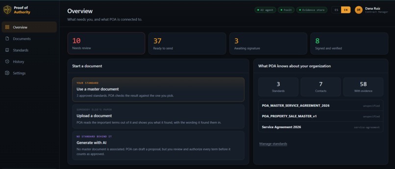 Proof of Authority – screenshot 3
