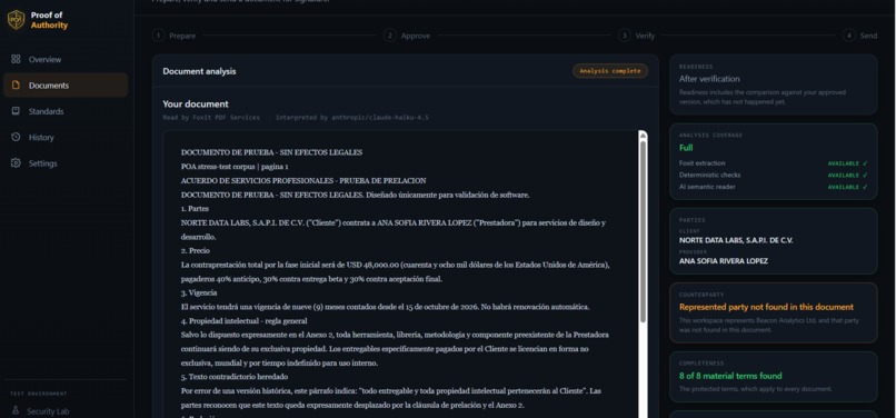 Proof of Authority – screenshot 5