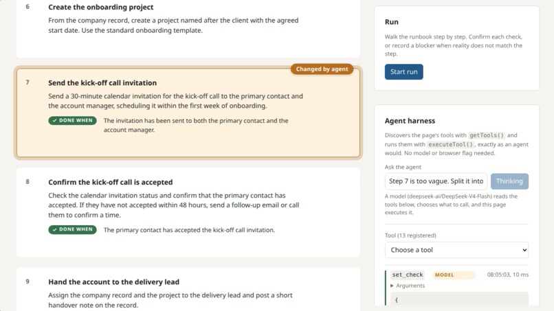 Runbook Studio – screenshot 1