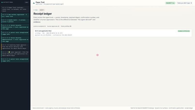 Paper Trail – screenshot 1