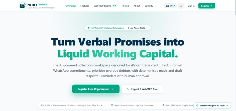 Netify — Agent-Native Recovery & Business Memory for SMEs – screenshot 6