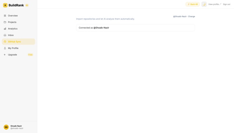 BuildRank AI – screenshot 2