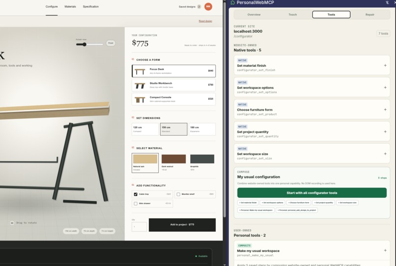 PersonalWebMCP – screenshot 3