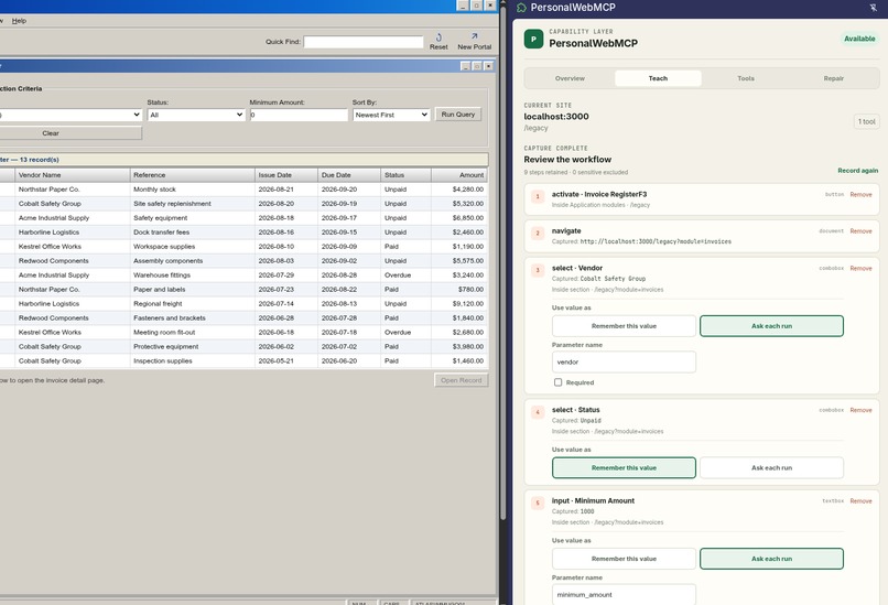 PersonalWebMCP – screenshot 2