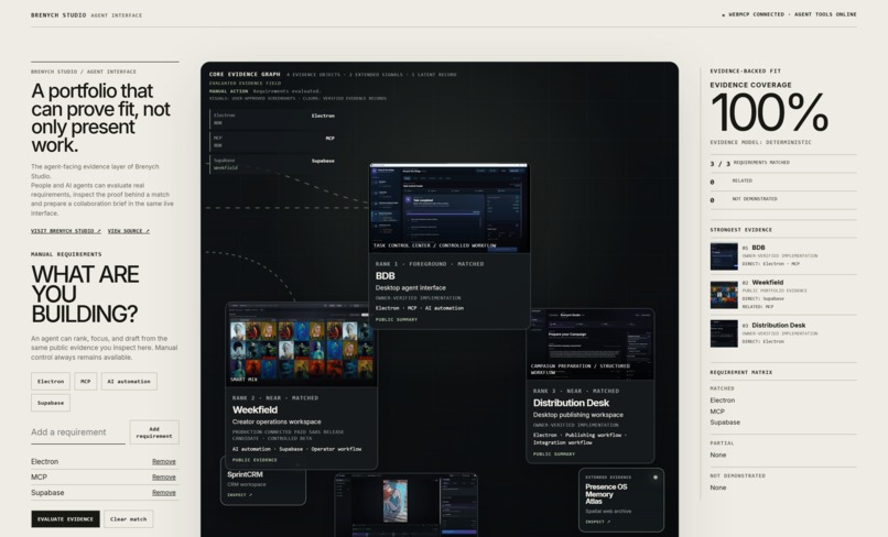 Brenych Studio Agent Interface – screenshot 6