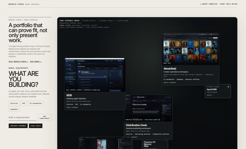 Brenych Studio Agent Interface – screenshot 5