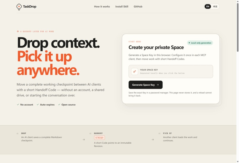 TaskDrop – screenshot 3